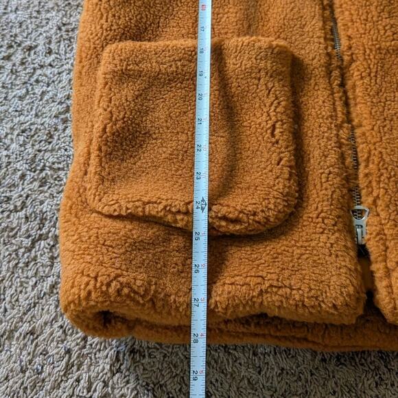 Weekday Felice Fleece Long Sleeve Full Zip Teddy Coat Jacket, size XS - Picture 4 of 7